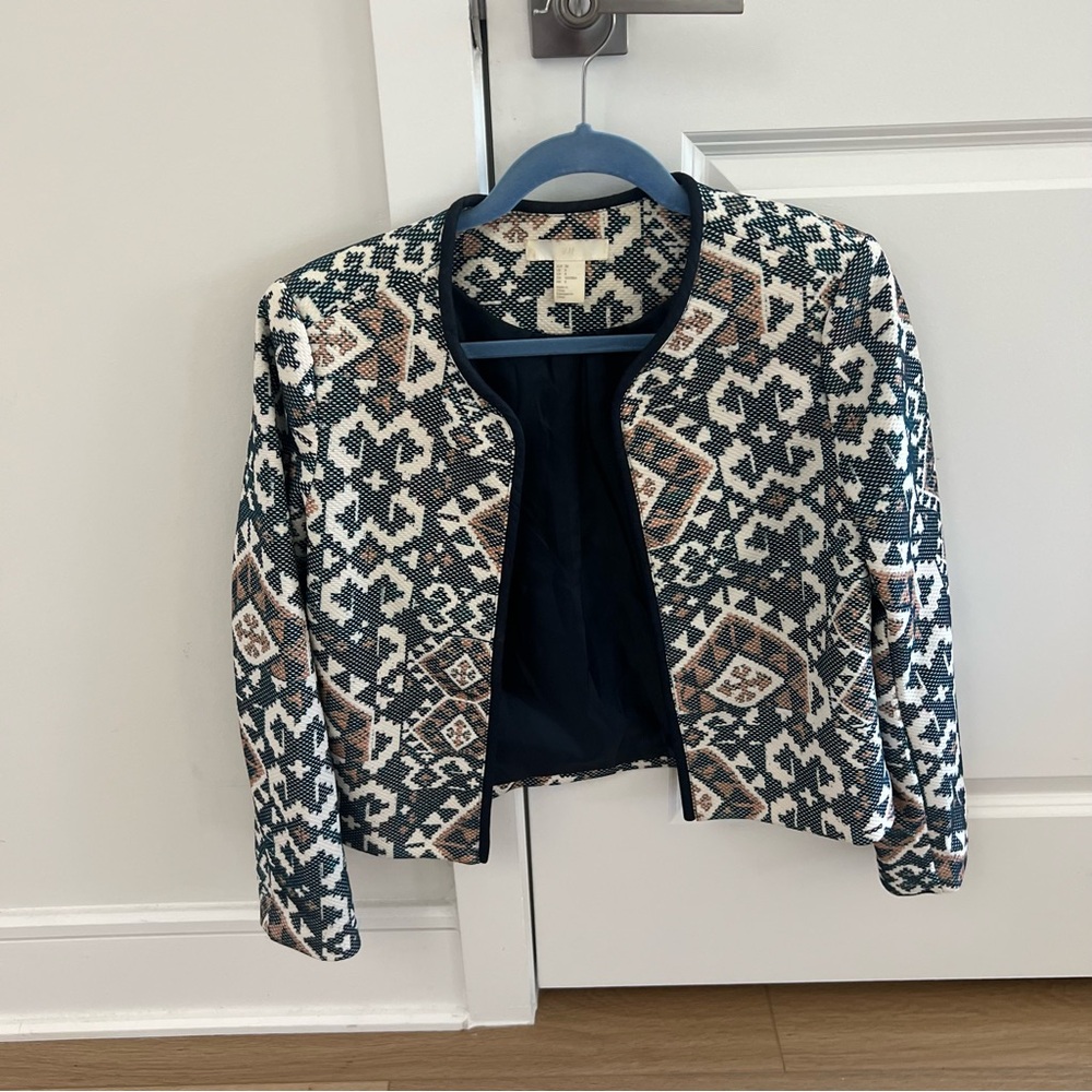 Patterned Women's Jacket Blazer